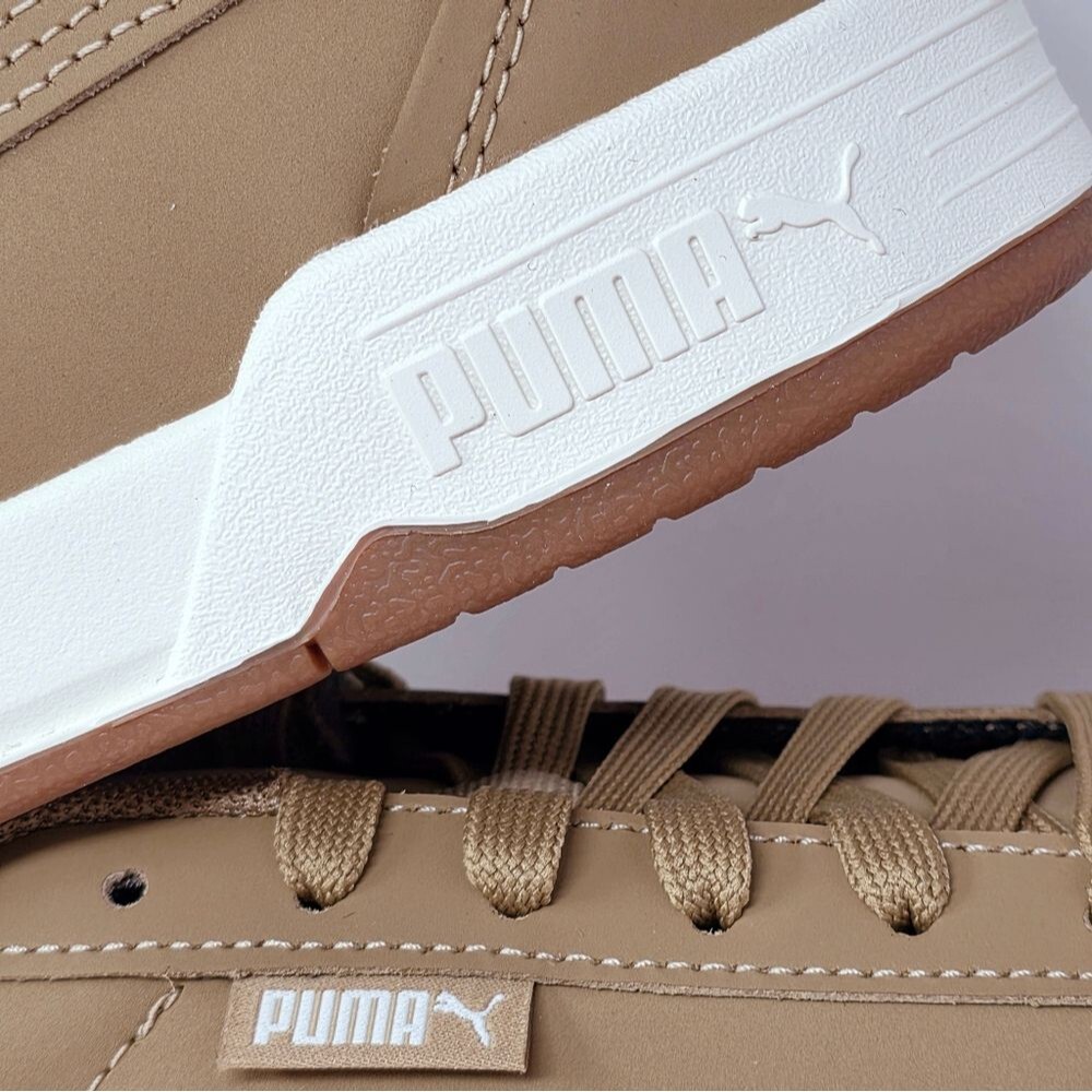 PUMA Men's Skate Court Buck Sneaker Low Top Softfoam Brown Lace Up Size 8.5 NIB - Picture 10 of 14